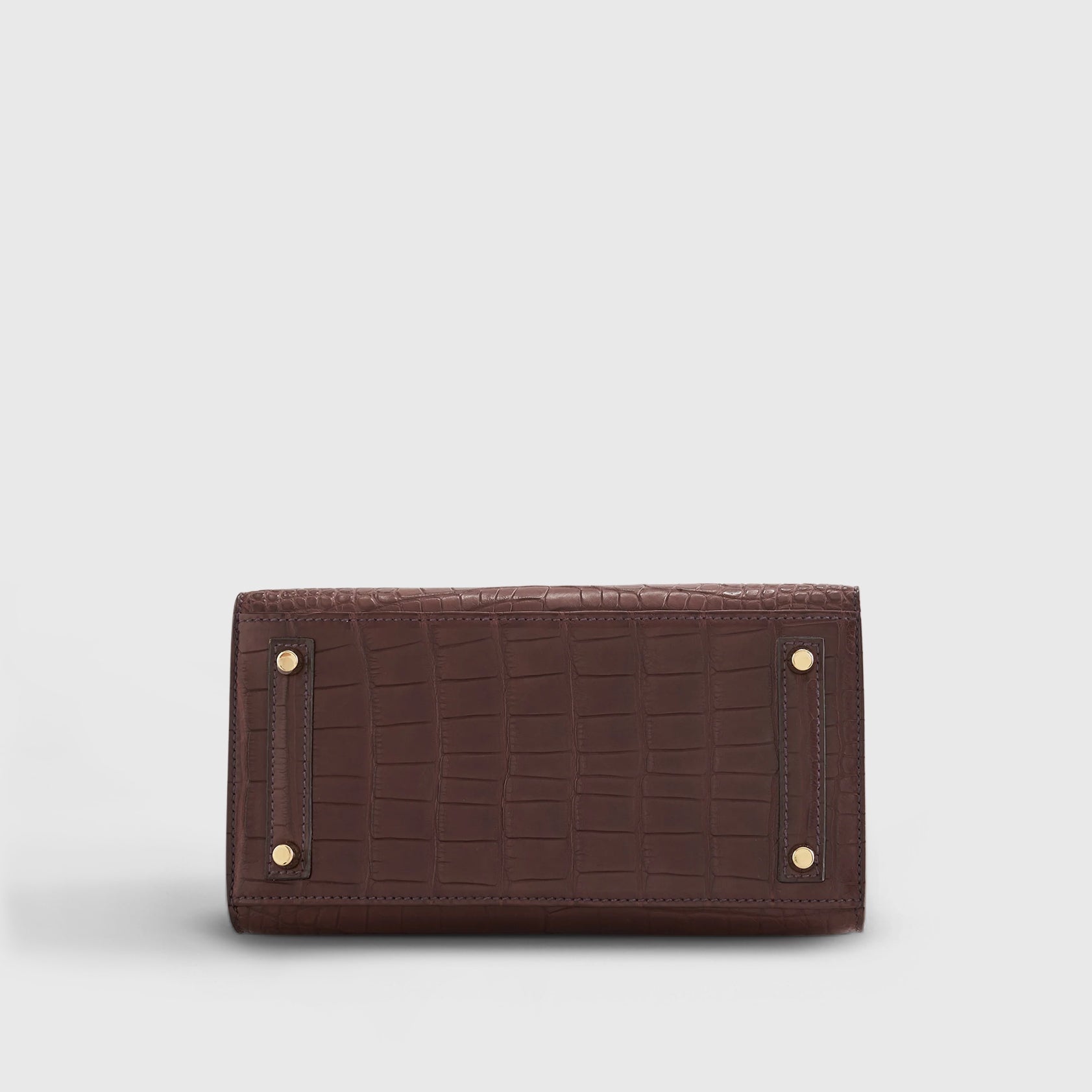 Hermès Birkin 20 Alligator Havane Gold Hardware Matte