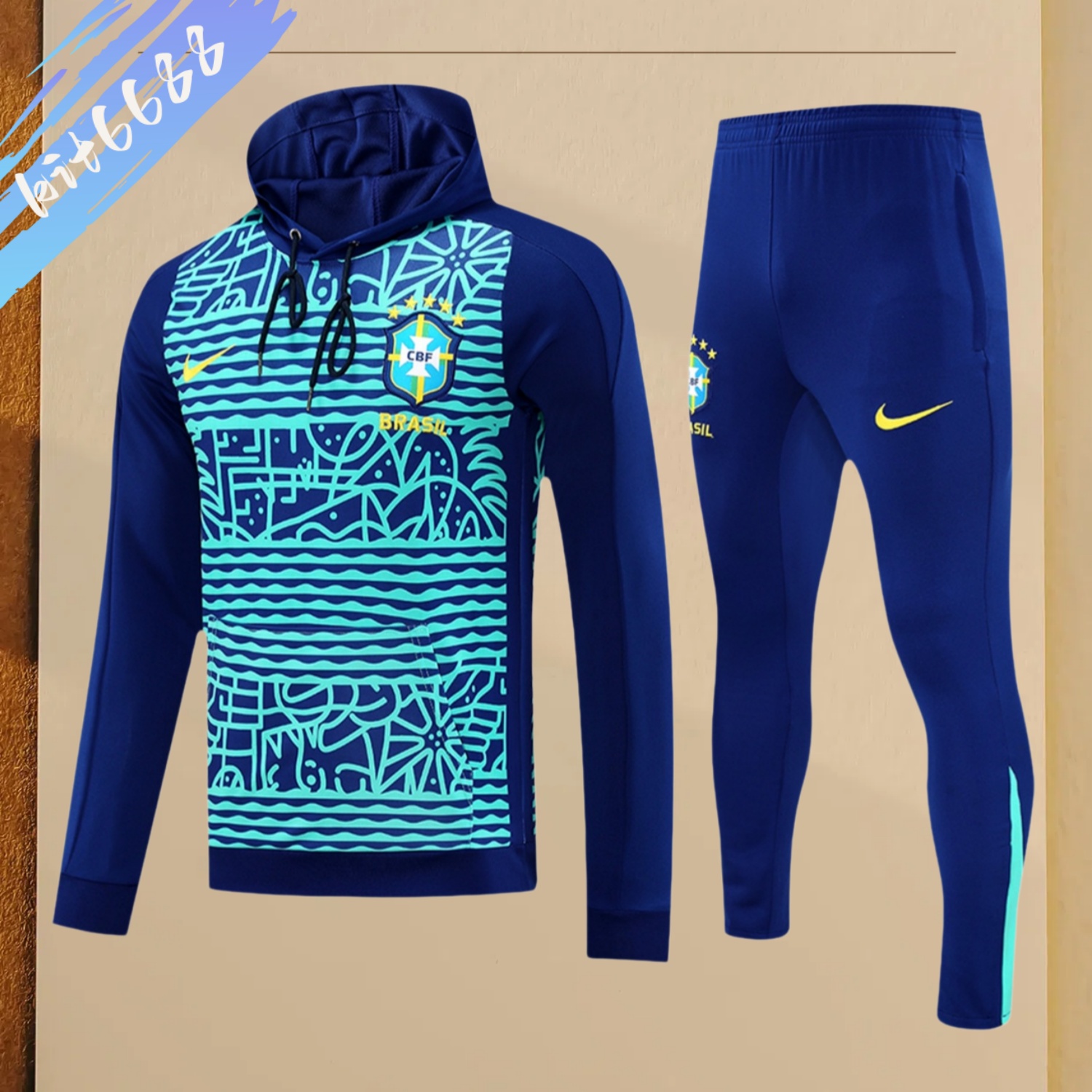 2025/2026 Brazil Adult Long Sleeve Hood Kit