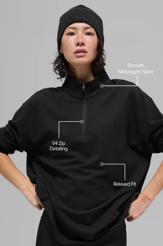 Double Take Long Sleeve 1/4 Zip
