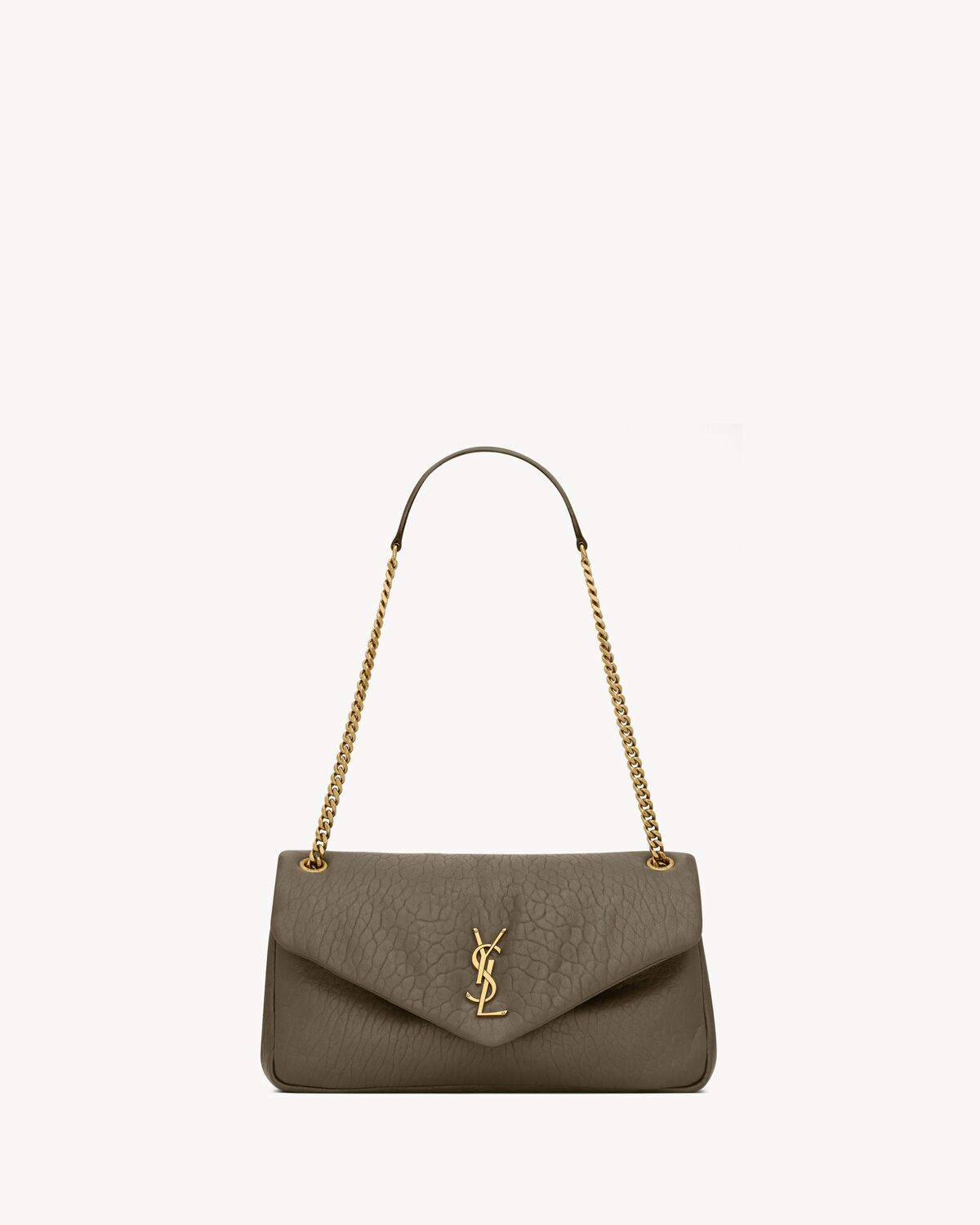 calypso medium in grained lambskin LIGHT MUSK
