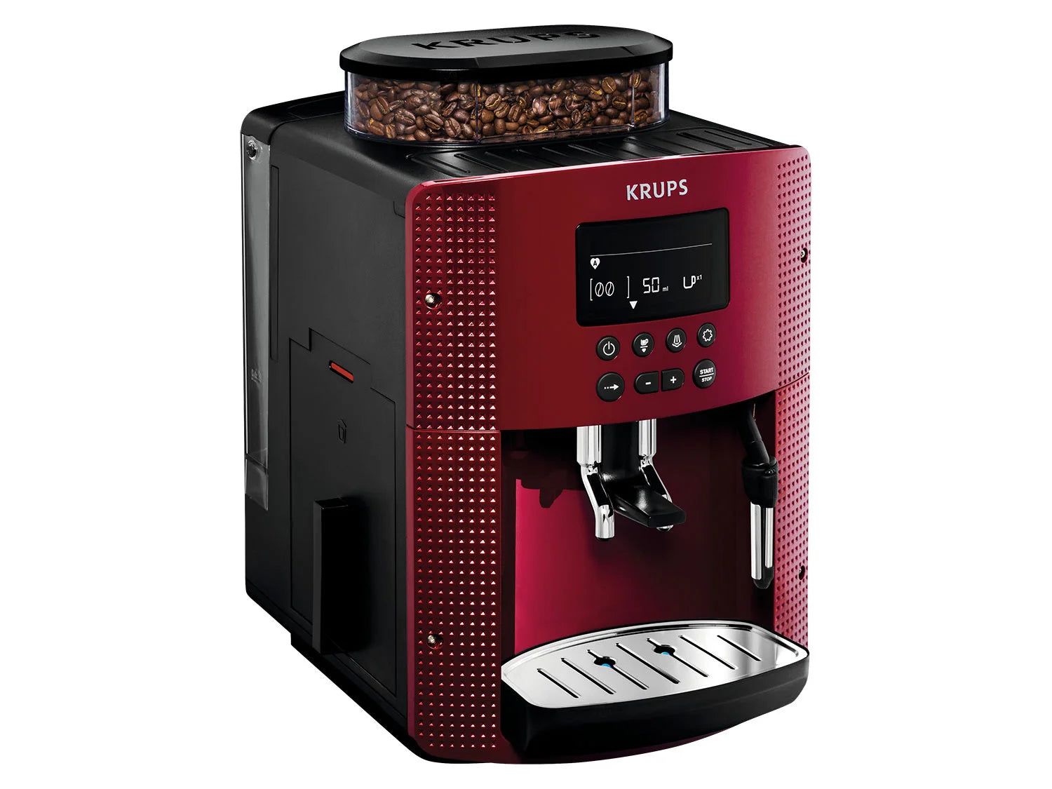 Krups coffee machine »EA8155«. compact design. red