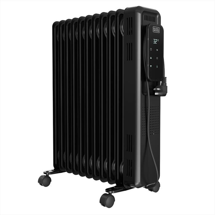 BLACK & DECKER - Radiatore elettrico ad olio 2500W BXRA2501E-NERO