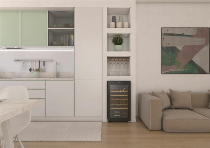 CANDY - Cantinetta CWC034 Classe G 34 bottiglie-Black