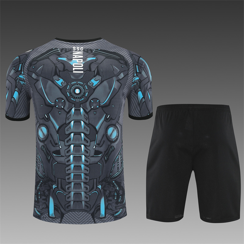 25/26 Napoli Short Sleeve Training Suit (Adult and Children's Set)