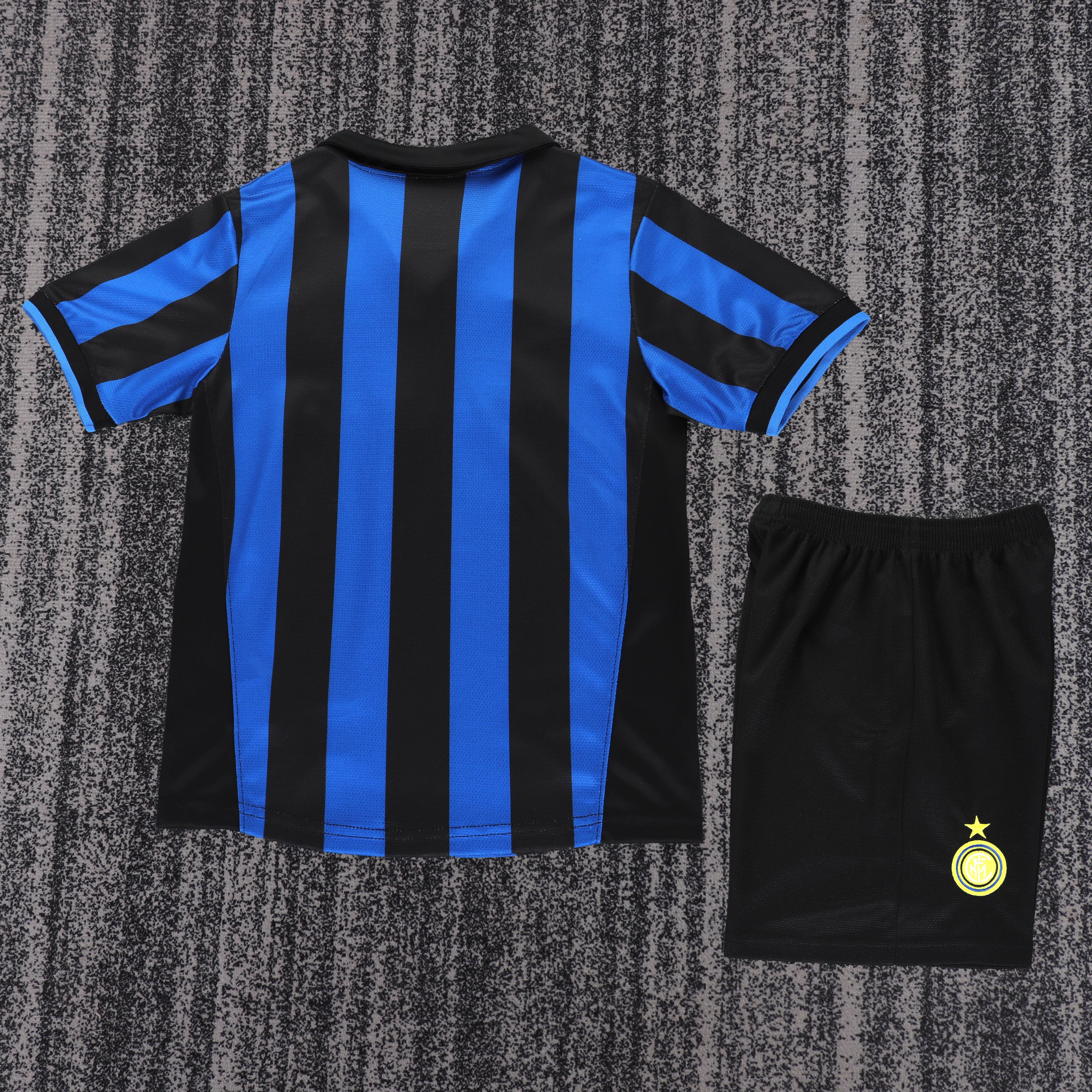1998/1999 Inter Milan home Retro Football Shirt Kids Kit