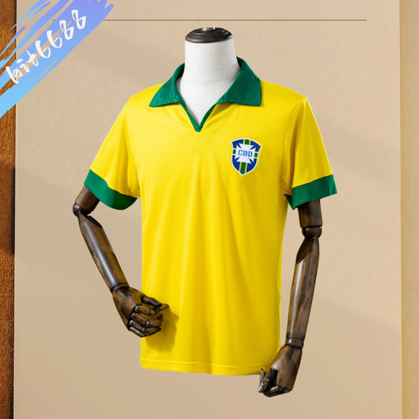 1958 Brazil Away Retro Football Shirt