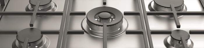 INDESIT - Piano cottura a gas THP 751 W/IX/I IT 5 fuochi-Inox