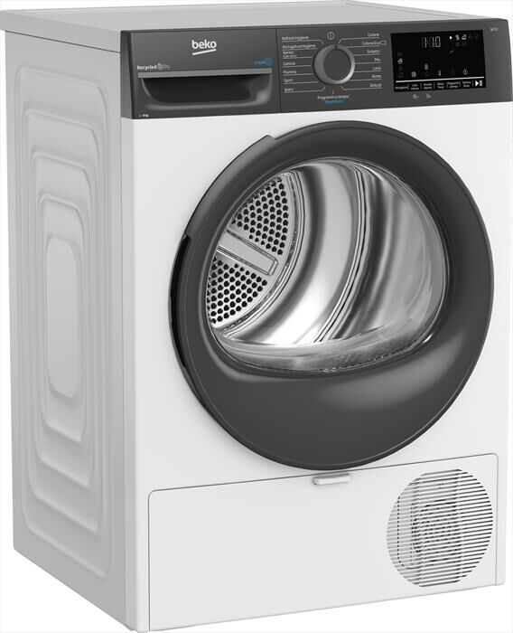BEKO - Asciugatrice BMEUT481SAI 8 Kg-Grey,White