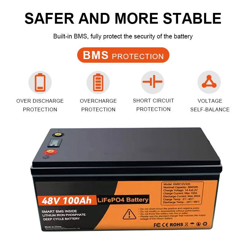 Lithium Ion Batteries Pack 48v 100ah