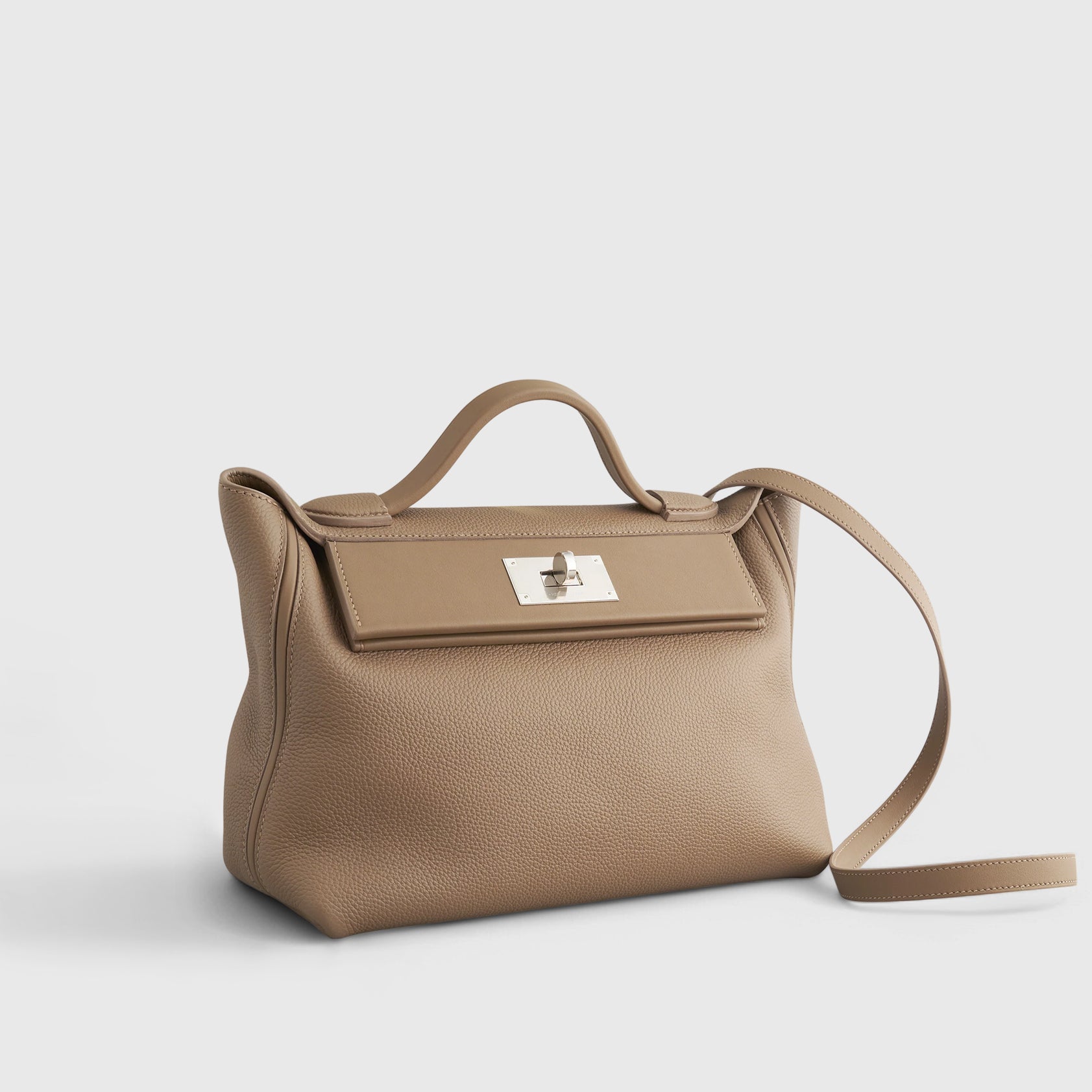 Hermès 24/24 29 Clemence Beige De Weimar Palladium Hardware