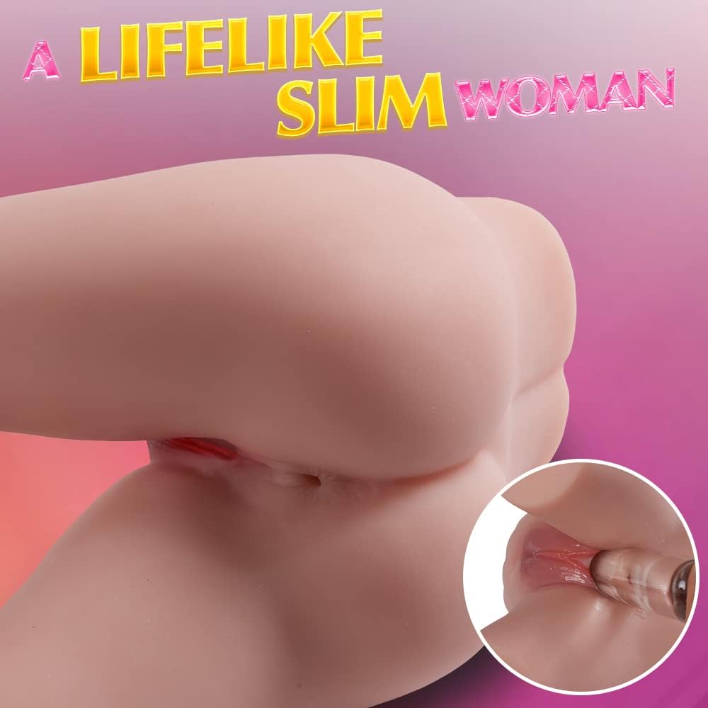 Full-silicon realistic buttocks masturbation toy