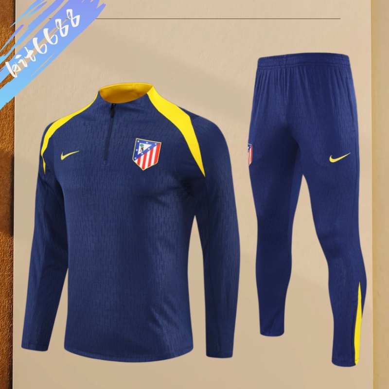 25/26 Atletico Madrid Half Pull Training Uniform (adult Kids Kit)