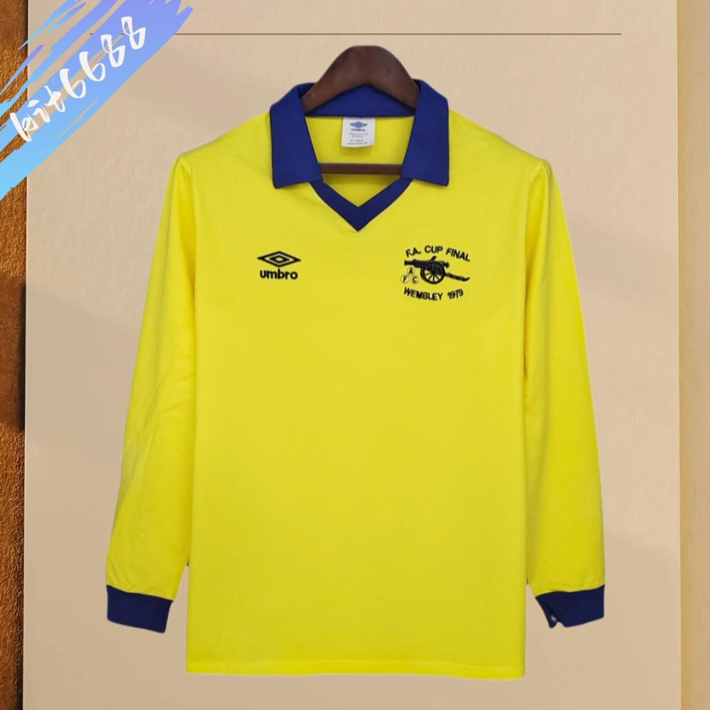 1971/1979 Retro long sleeve Arsenal away yellow