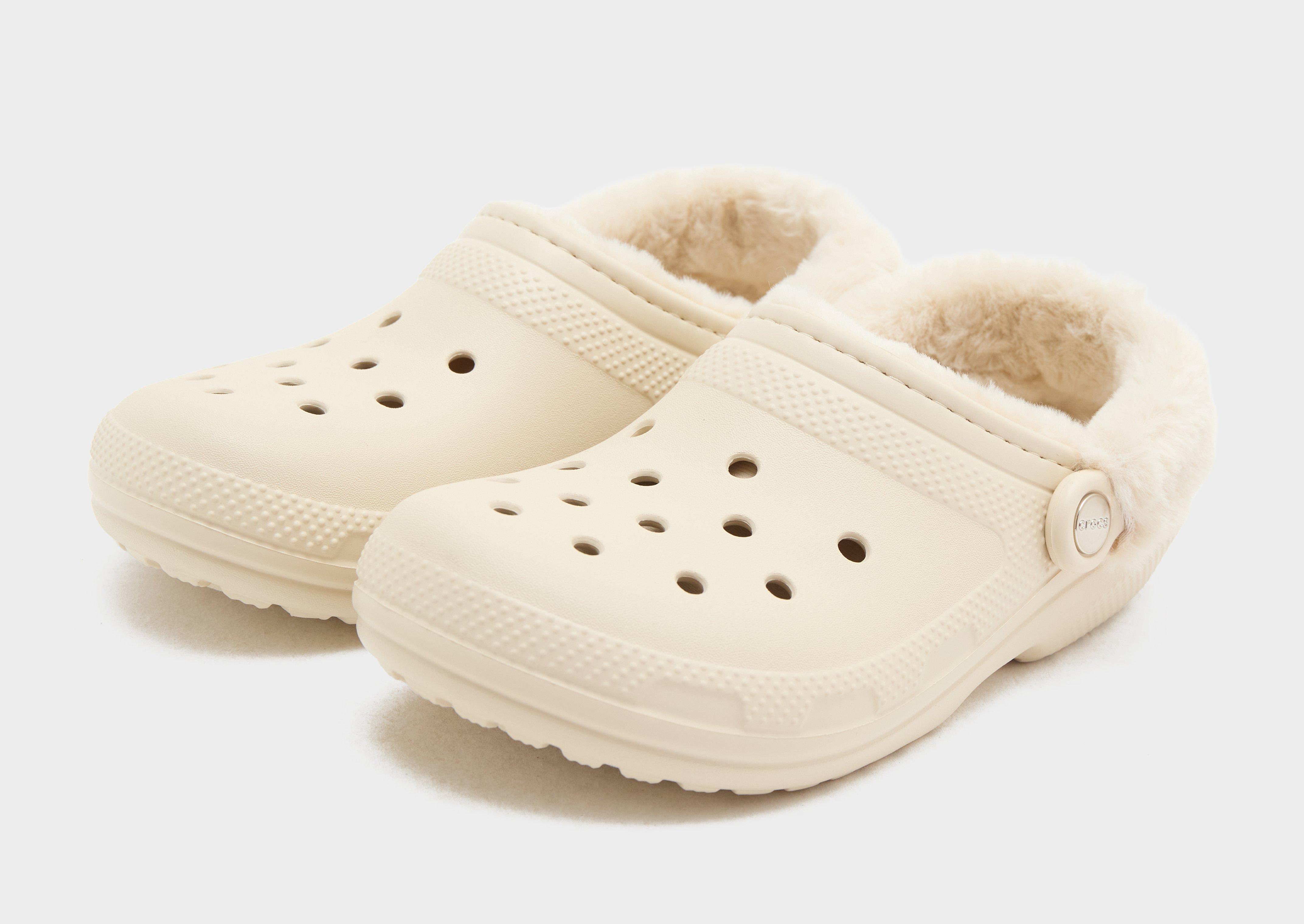 Crocs Lined Fuzz Strap Clog Damen