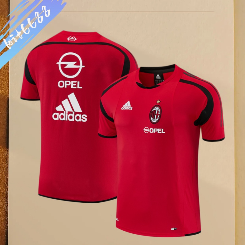 04/05 AC Milan retro training suit short sleeved football shirt