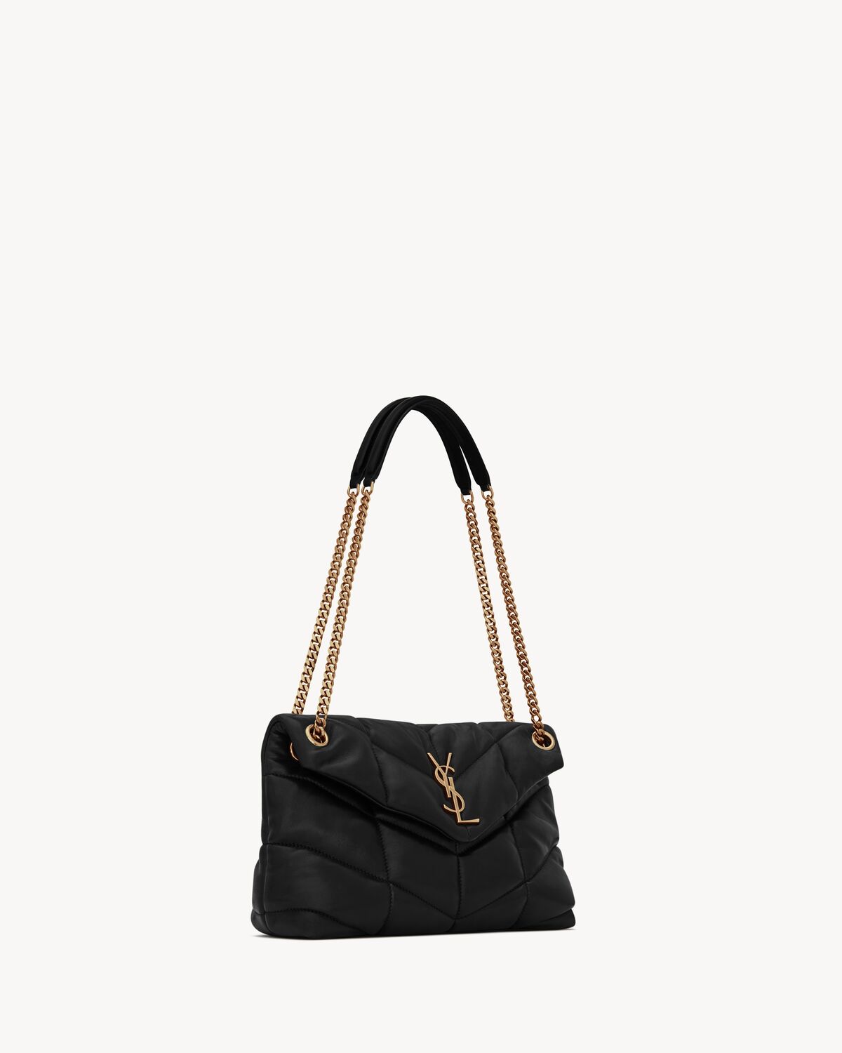 puffer small in nappa leather BLACK