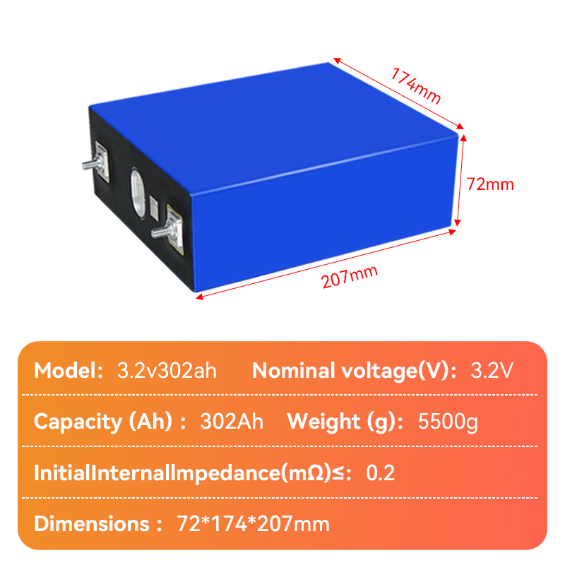 3.2v 302ah Lifepo4 Battery