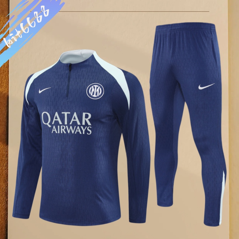 25/26 Inter Milan Half Pull Training Uniform (adult Kids Kit)