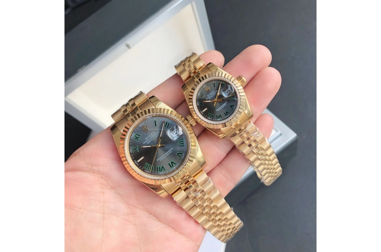 Rolex Datejust 36/28mm RG/RG Jubilee Bracelet