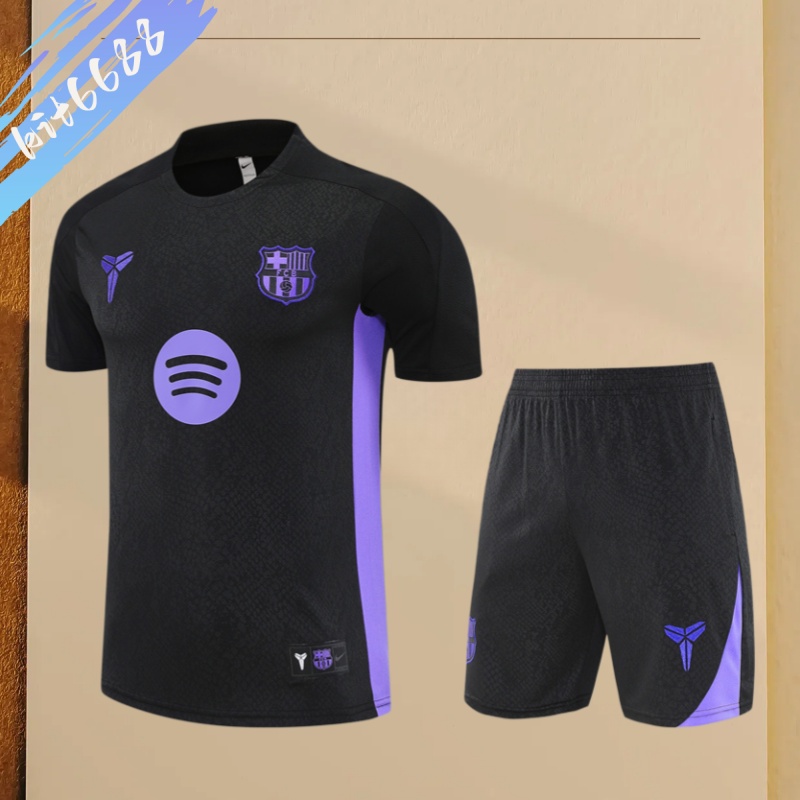 25/26 Barcelona Short Sleeve TrainingWear (Adult Kids Kit)