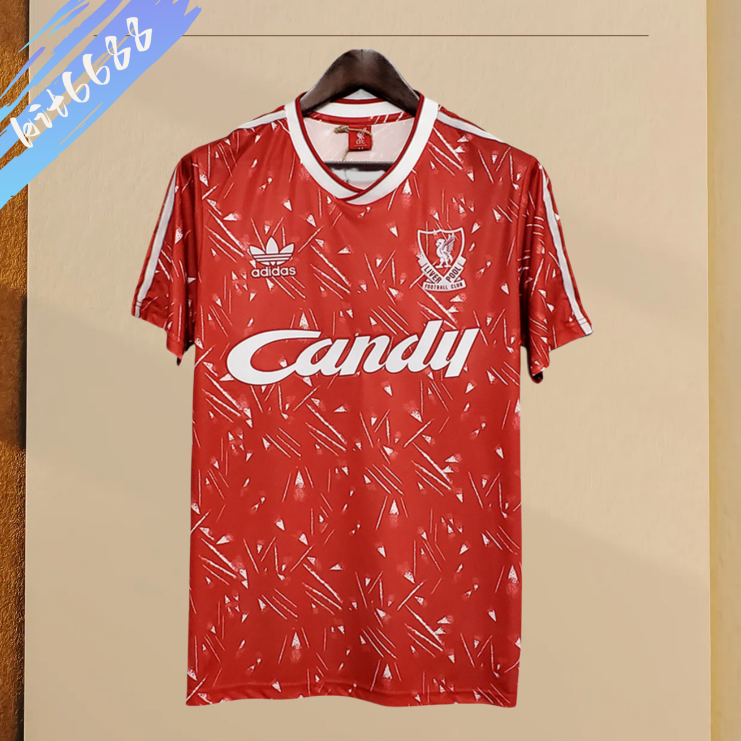 1989/1991 Liverpool Retro Home Football Shirt