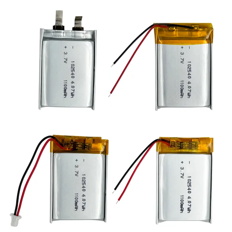 Pouch Lithium Ion Batteries 102540 3.7v1100mAh