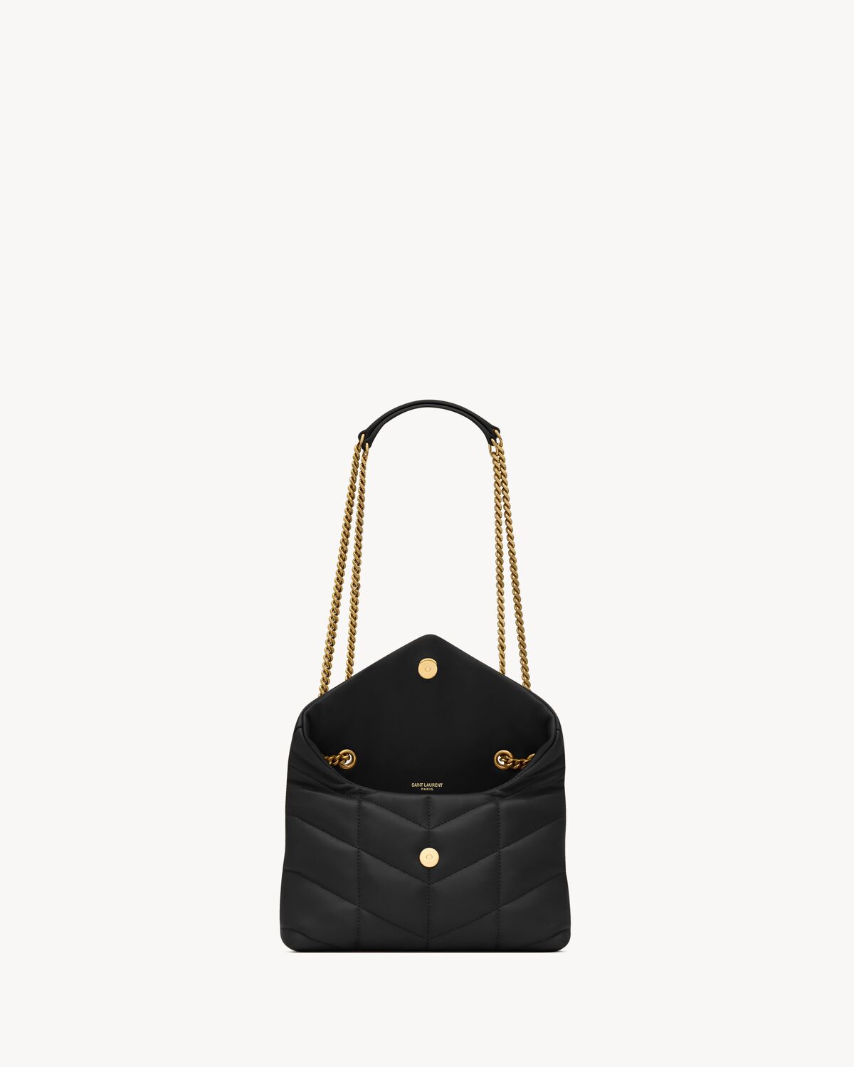 Toy puffer in lambskin NOIR