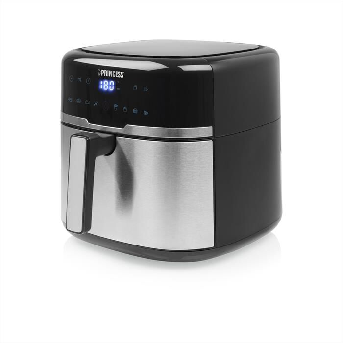 PRINCESS - FRIGGITRICE AD ARIA DIGITALE 8 L-Nero / Plastica-Acciaio