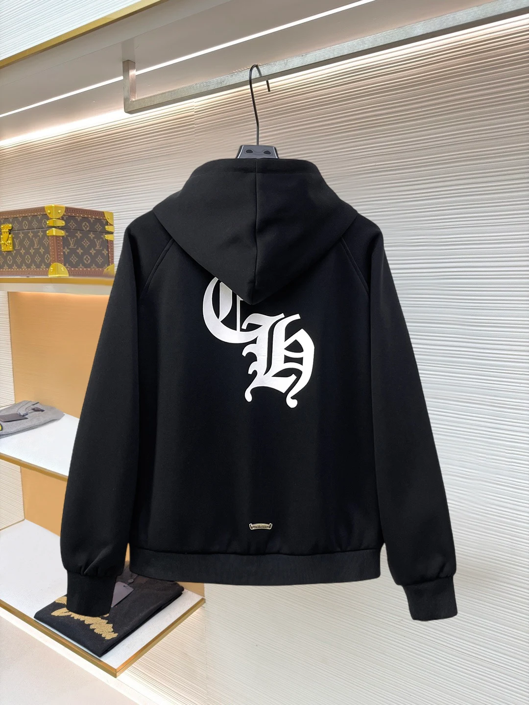 Chrome Hearts 26SS Kapuzenpullover Schwarz Hoodies KR880745