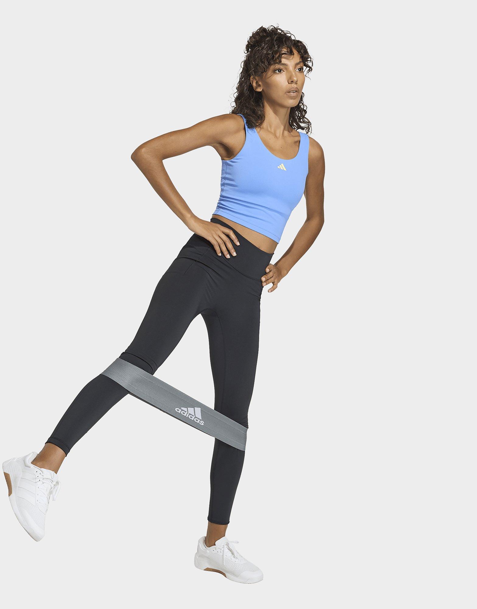 adidas 3-Streifen Studio All Me Tanktop, leicht stützend