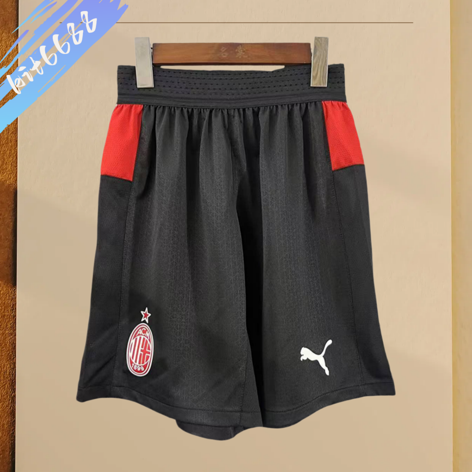2025/2026 AC Milan Home Shorts (Player Edition)