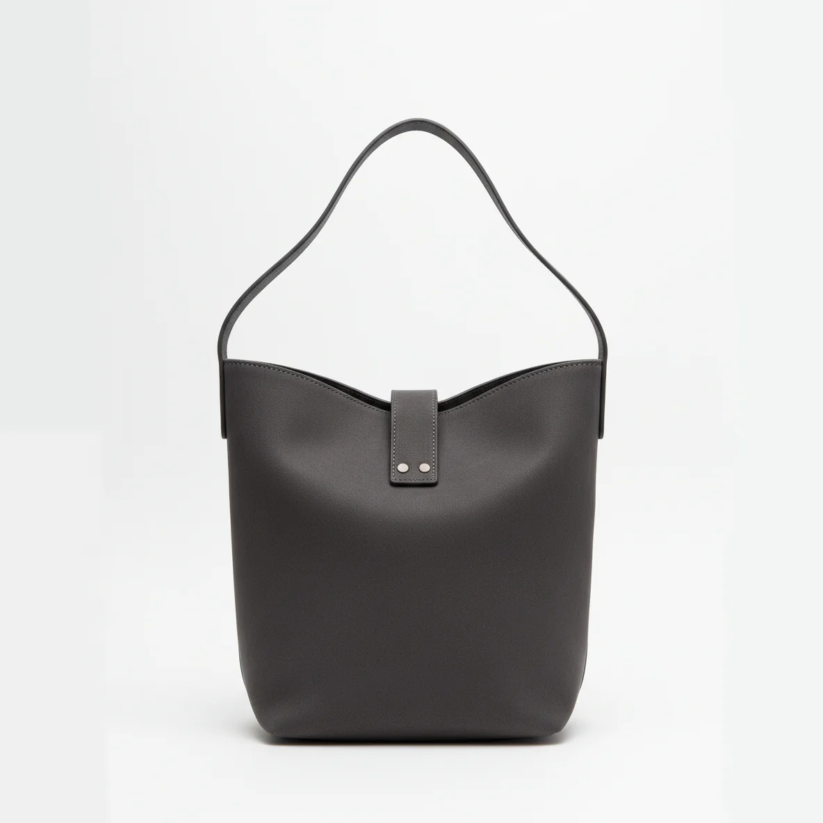 Charcoal Suede Shopper