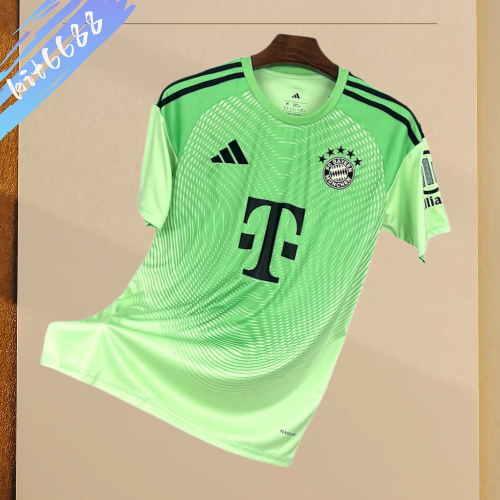 2025/2026 Bayern Munich Goalkeeper Green Football Shirt (Fan Edition)