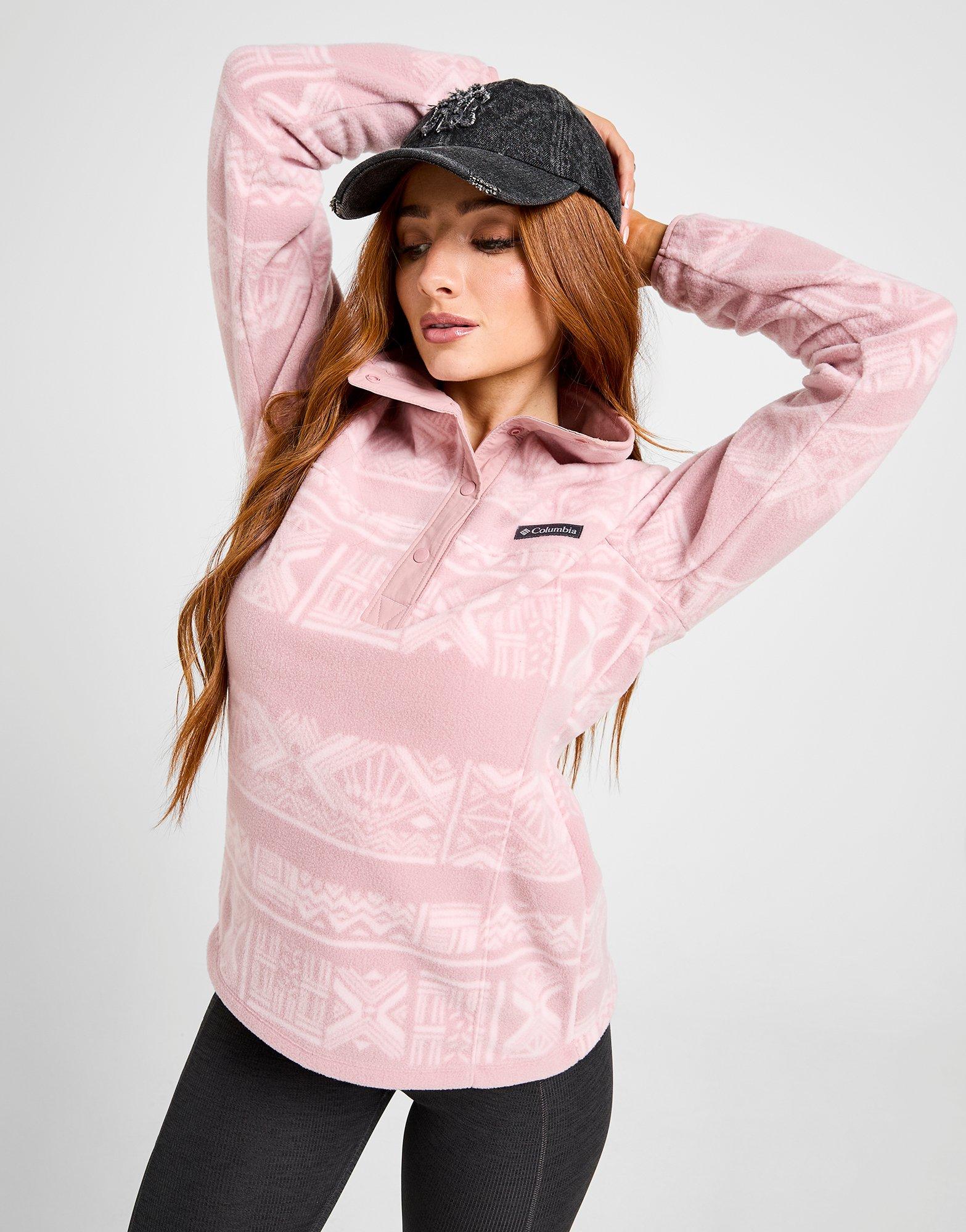 Columbia Benton Springs 1/2 Snap Print Fleece Top