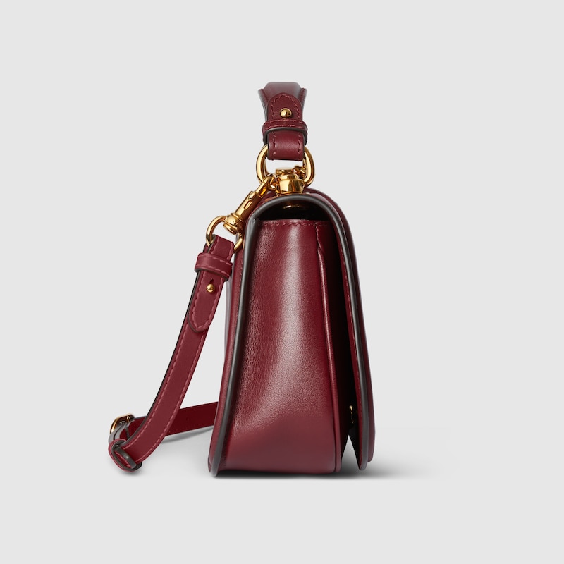 Gucci Blondie medium top handle bag red smooth leather