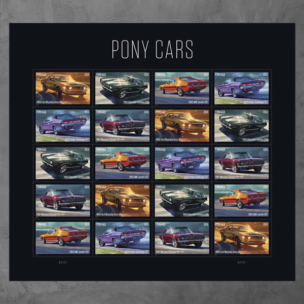 🎁[US Free Shipping]2022 - Pony Cars - 100pcs
