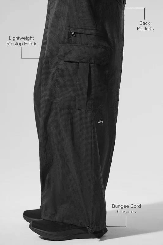 Sheer Game Time Wide Leg Jogger