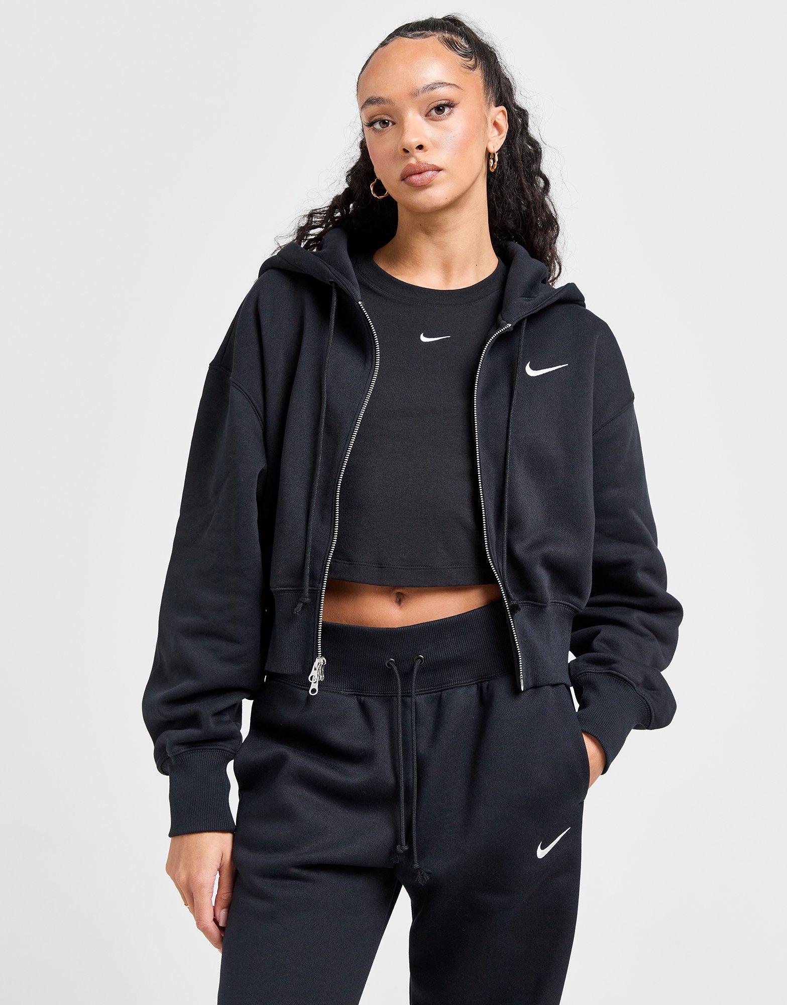 Nike Phoenix Crop Full Zip Hoodie