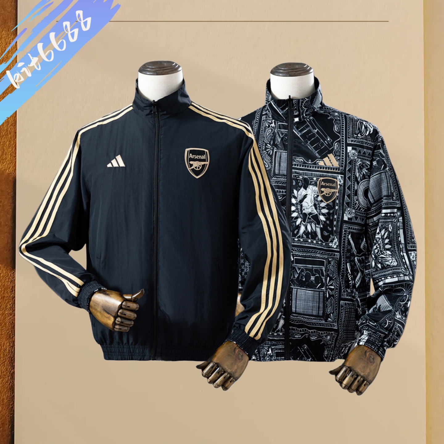 24/25 Arsenal double-sided Windbreaker Jacket
