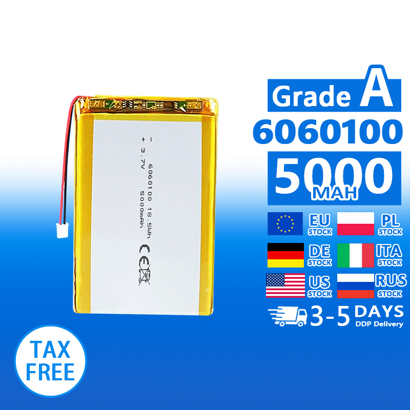 Pouch Lithium Ion Batteries 6060100 3.7v5000mAh