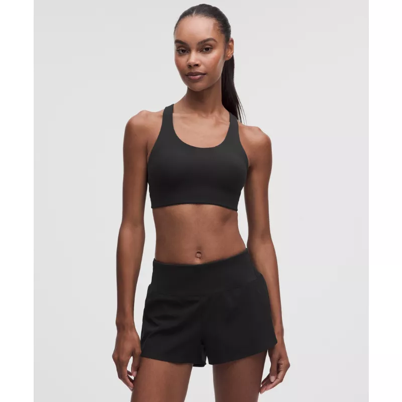 Back Pocket Racerback Run Bra Medium Support, B/C Cup