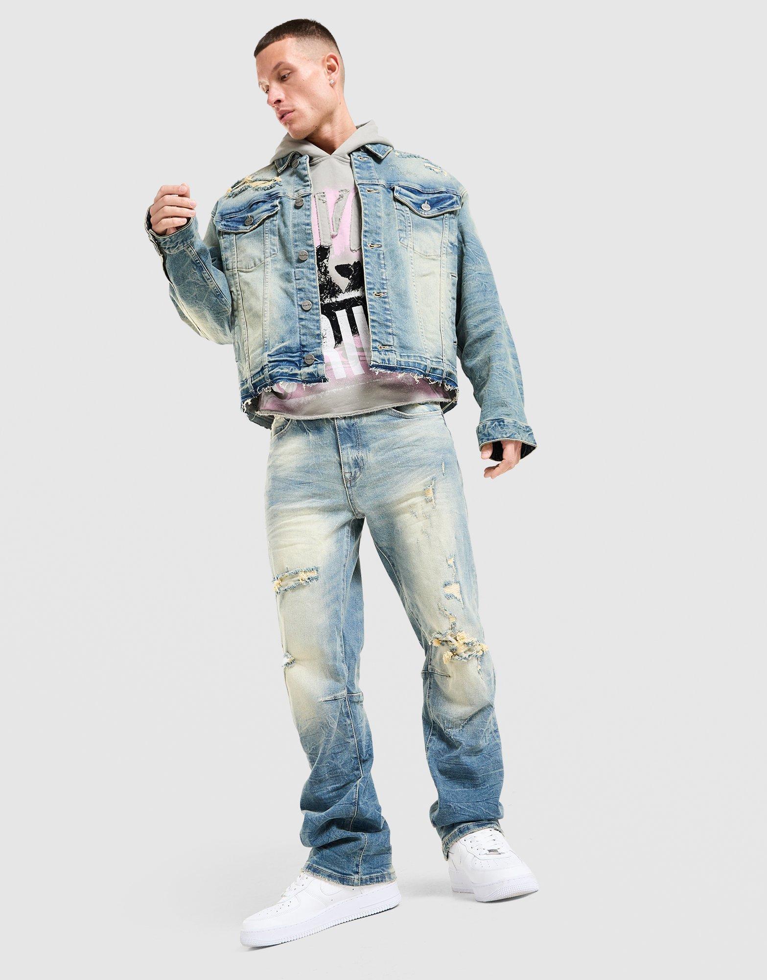 Smoke Rise Oversized Denim Jacke