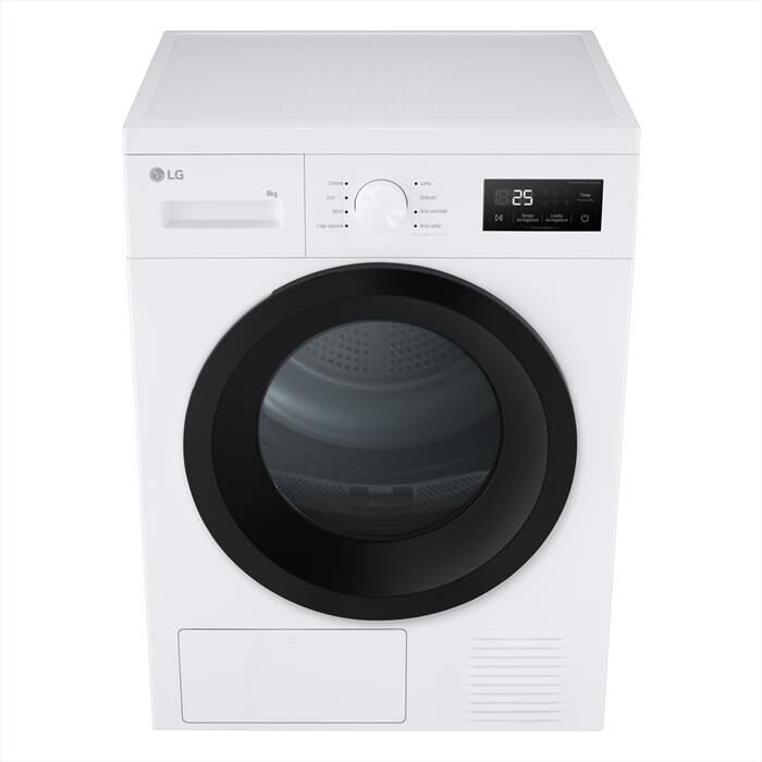 LG - Asciugatrice RNA1008NWK 8Kg Classe D-Bianco