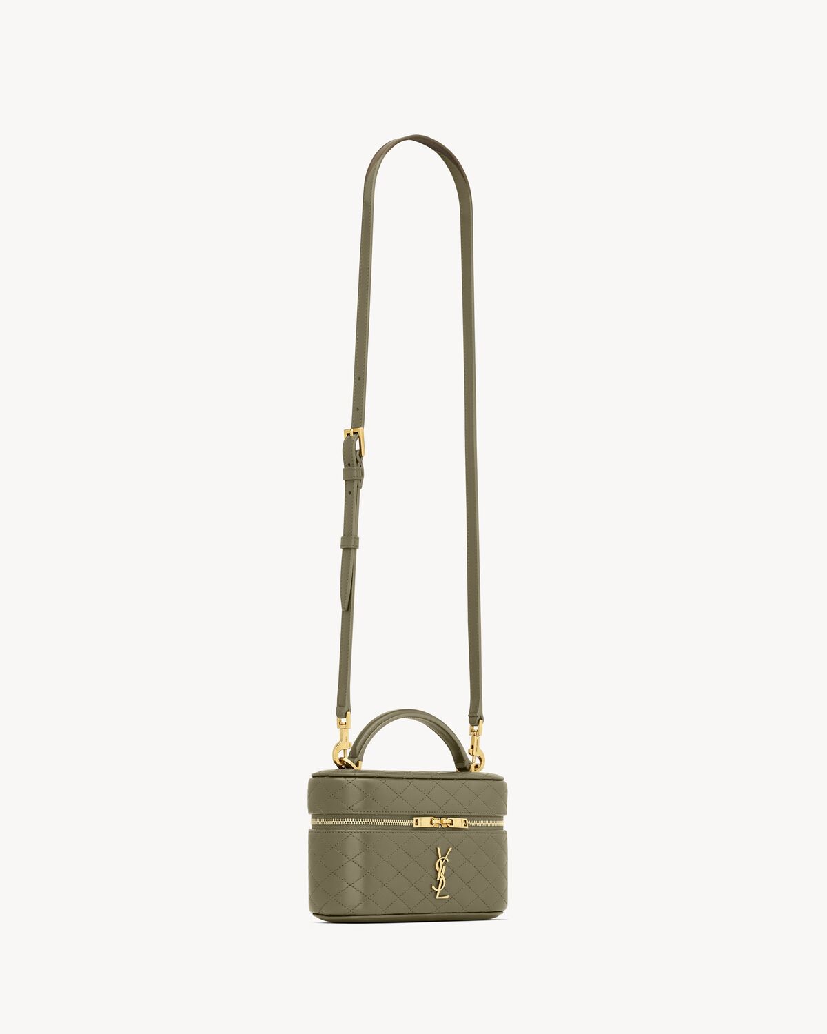 gaby vanity bag in lambskin STRONG MOSS