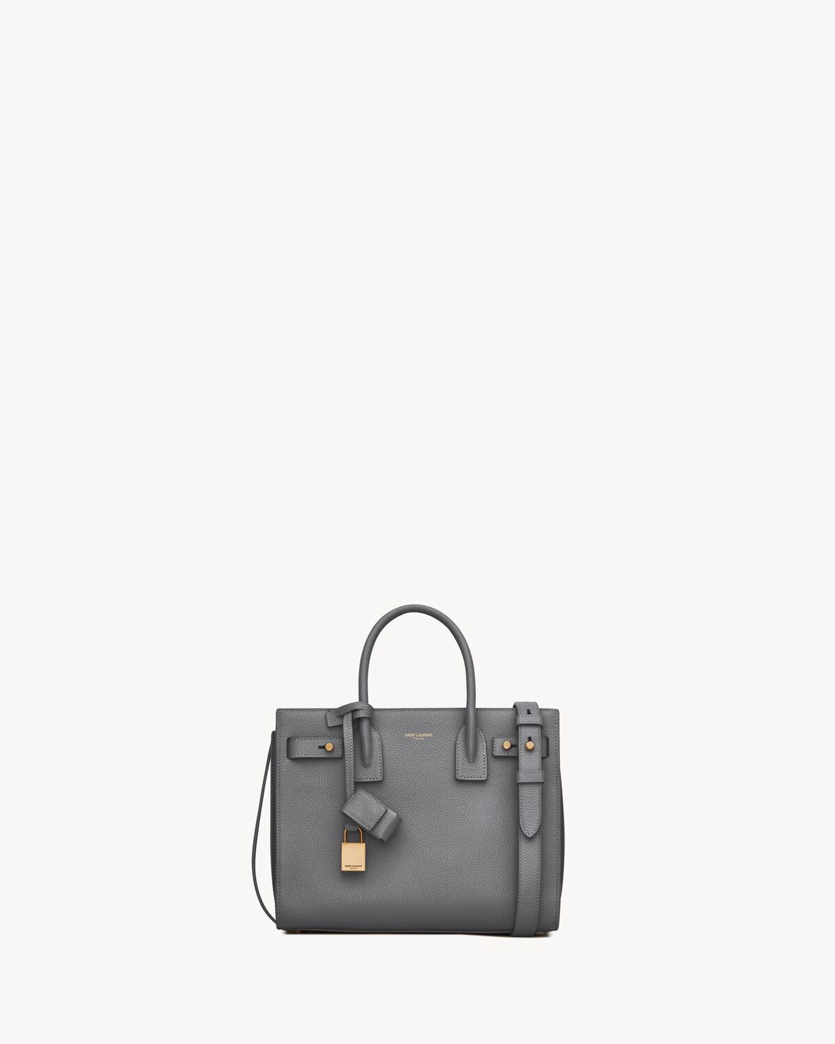 sac de jour in supple grained leather - nano STORM