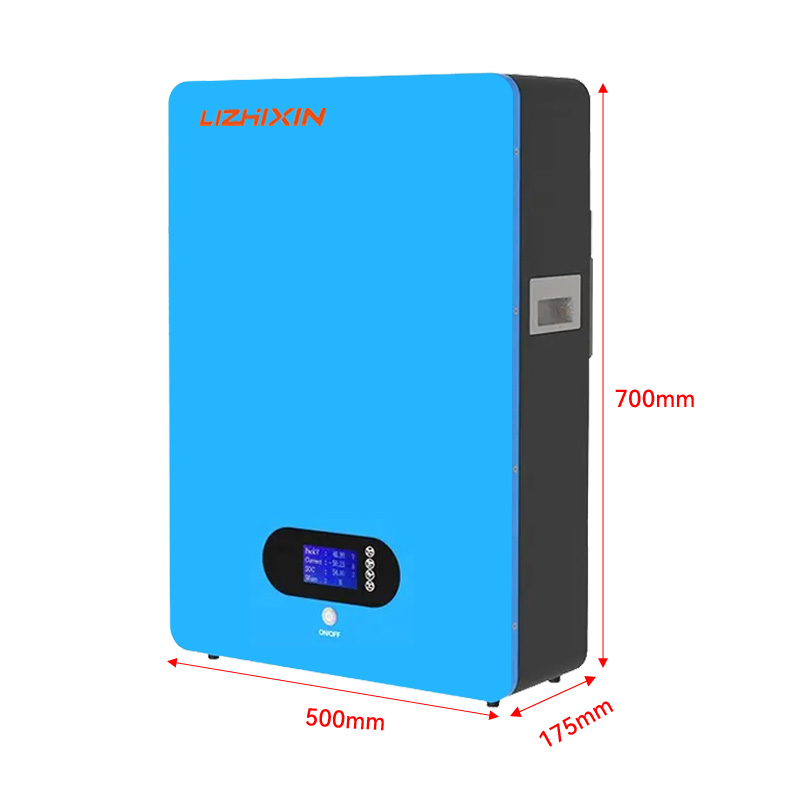 Wall-mounted 51.2v 150ah