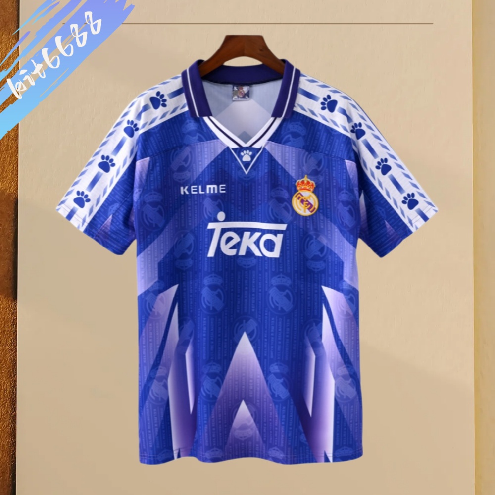 1996/1997 Real Madrid Away Retro Football Shirt