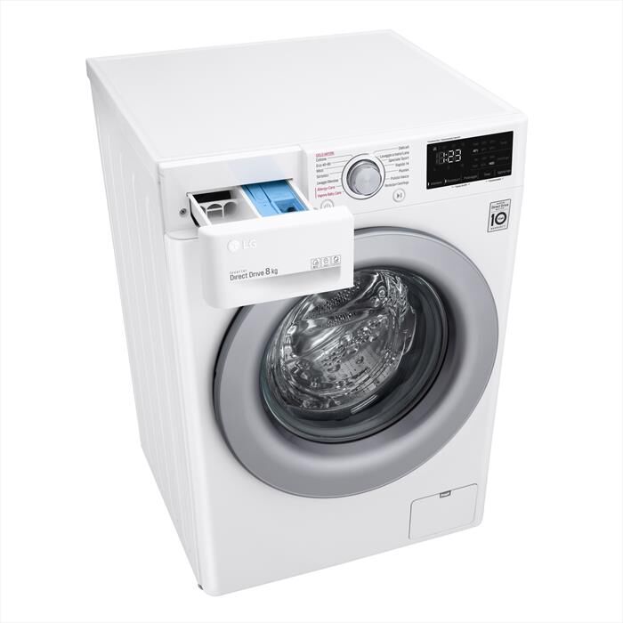 LG - Lavatrice F2WV3S7S4E 7 Kg Classe D-White