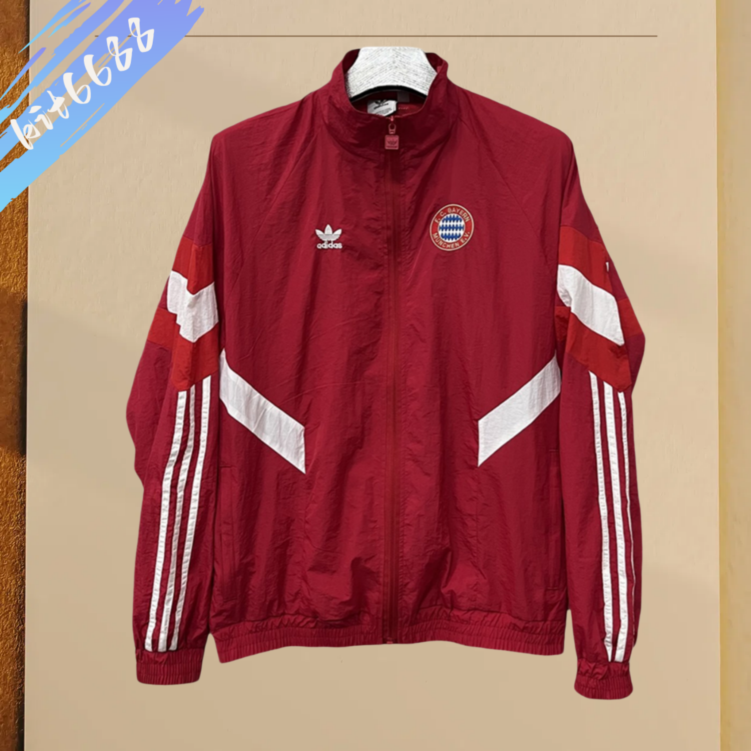 2025/2026 Bayern Munich Light Luxury Embroidered Windbreaker