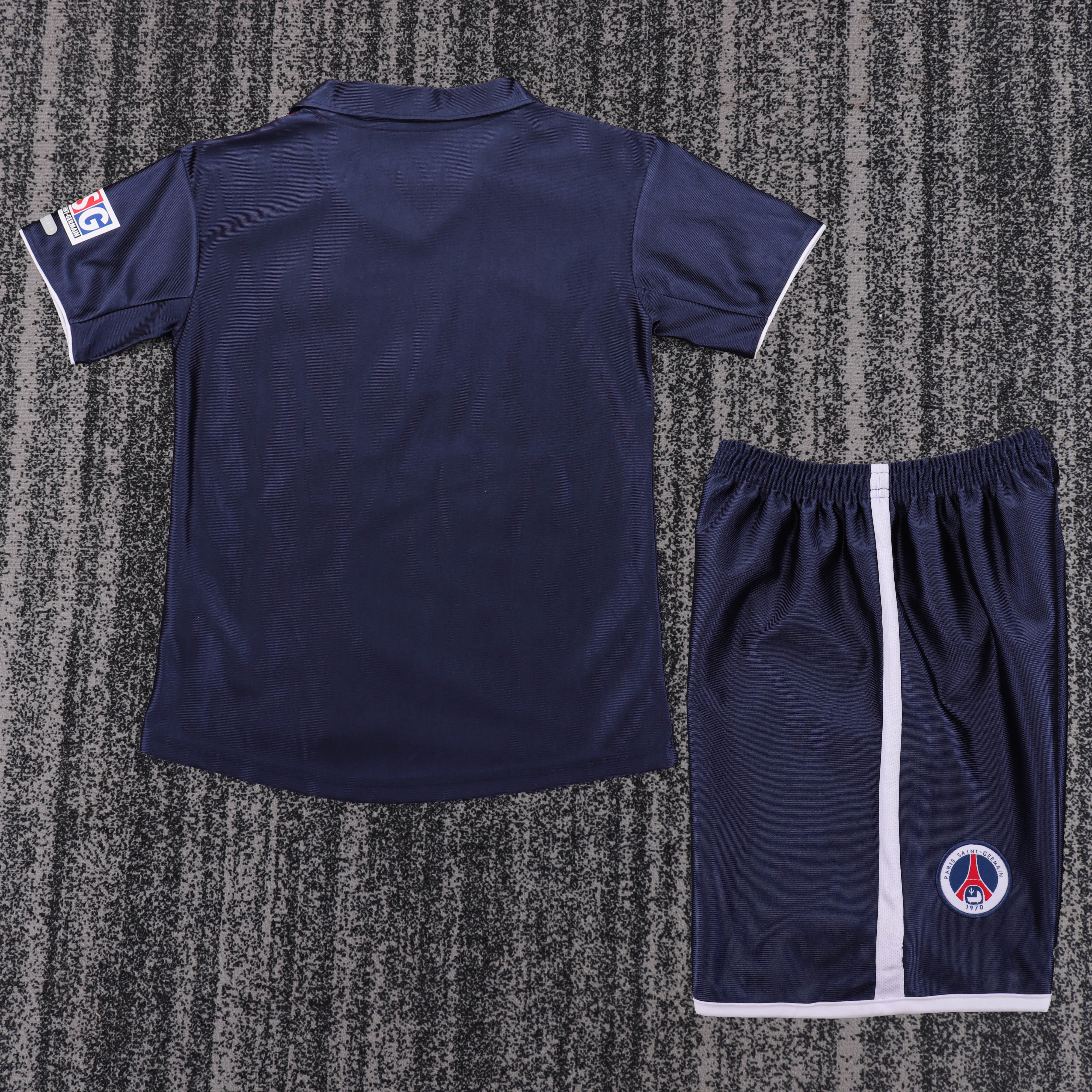 2001/2002 PSG Paris Saint-Germain home Football Shirts（ Kids Kit ）